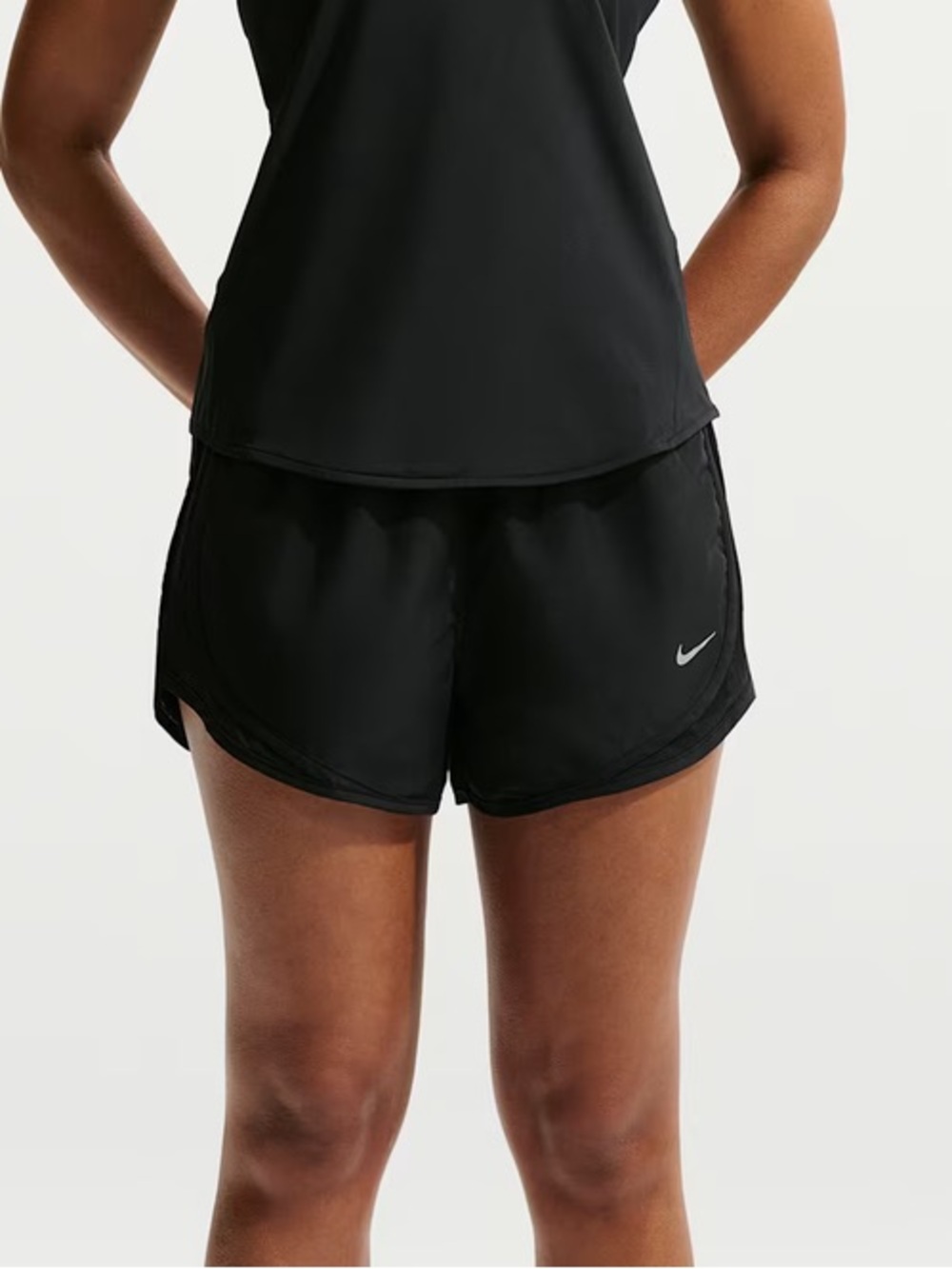 Nike Women’s Black Tempo Dri-FIT Running Shorts